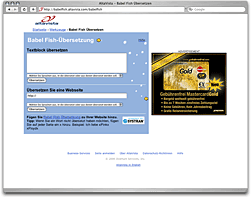 Browser-Screenshot - babelfish.altavista.com