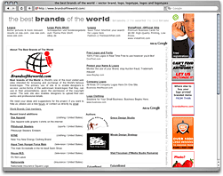 Browser-Screenshot - www.brandsoftheworld.com