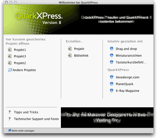 Screenshot - QuarkXPress 8