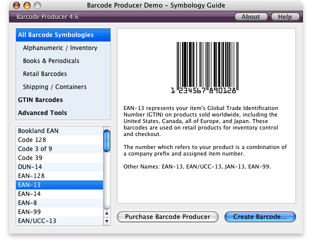 Screenshot - Barcode Producer