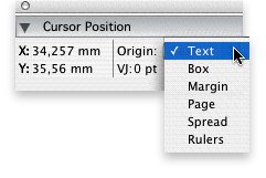 Screenshot – Cursor Position