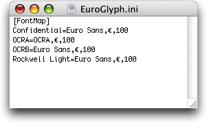 Screenshot – EuroGlyph