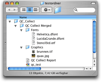 Screenshot – QC Collect
