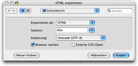 Screenshot - HTML in QuarkXPress