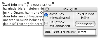 Screenshot – Text&BoxVJust