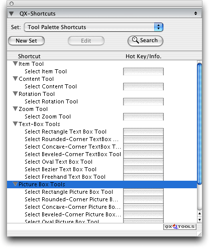 Screenshot – QX-Shortcuts