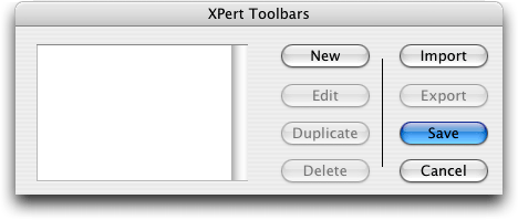Screenshot – XPert Toolbars